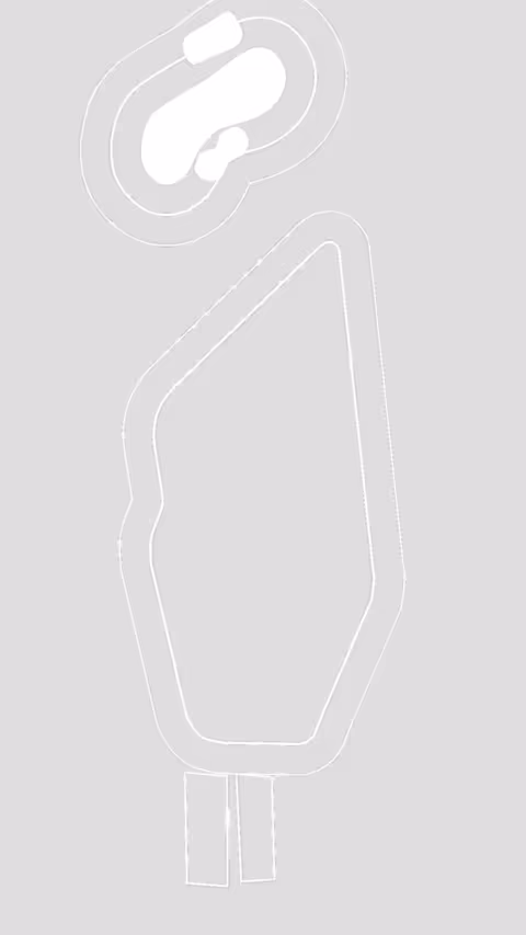 The image is a line drawing of a golf hole