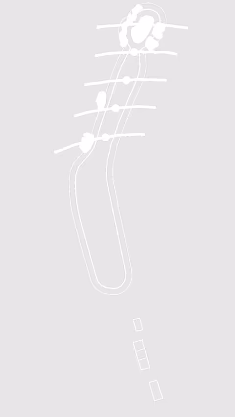 The image is a line drawing of a golf hole