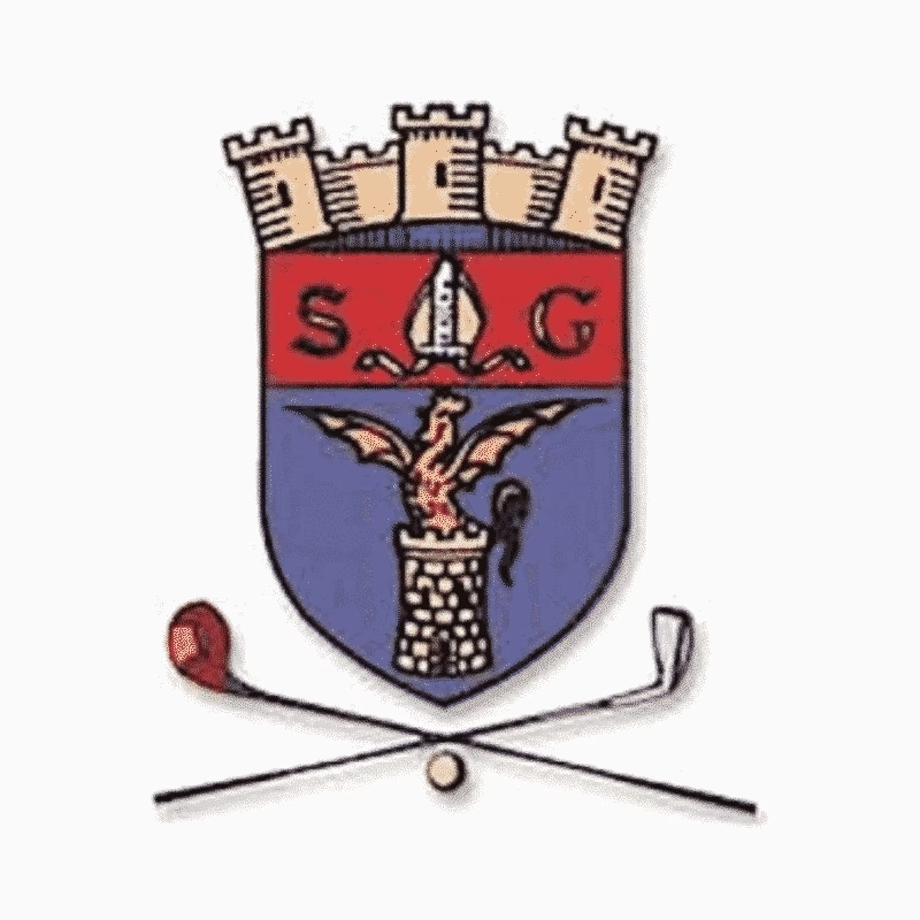 Logo of ugolf golf de saint germain les corbeil golf glub, representing the prestigious golf course in ile de france,france.