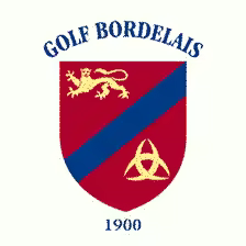 Logo of golf bordelais golf glub, representing the prestigious golf course in nouvelle aquitaine,france.